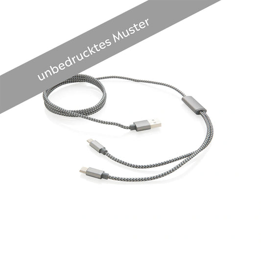3-in-1 umwobenes Kabel Muster