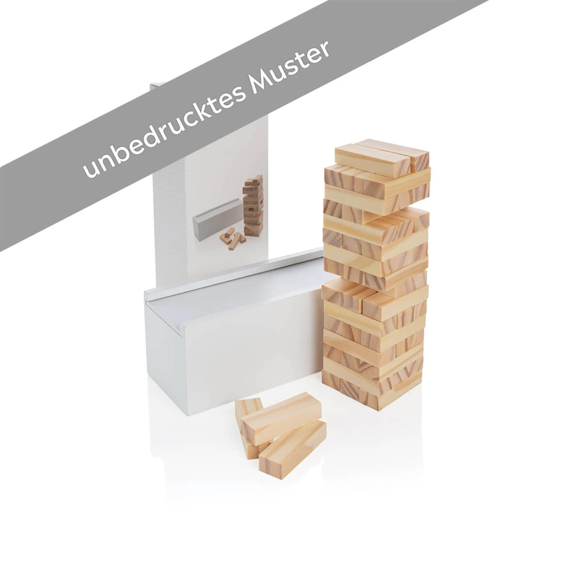 Deluxe Holz-Stapelturm Muster