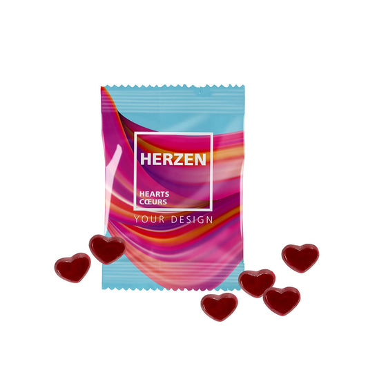 Fruchtgummi Herzen