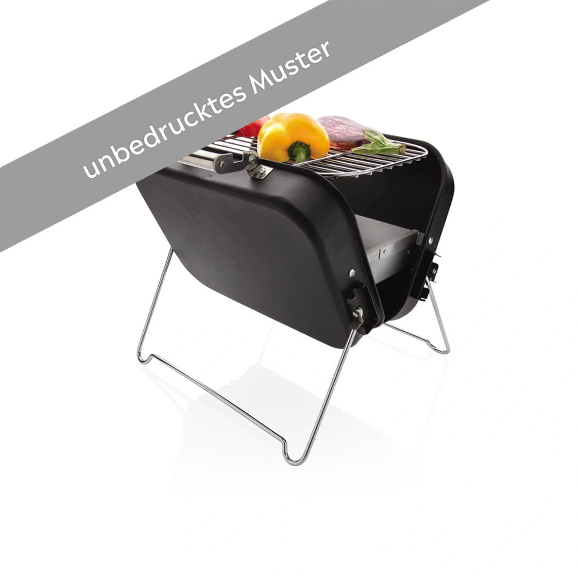 Tragbarer Deluxe Grill im Koffer Muster